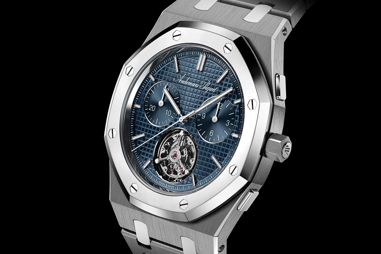 Audemars Piguet Royal Oak "Jumbo" Extraflacher Chronograph mit fliegendem Tourbillon mit Automatik (RD#5)